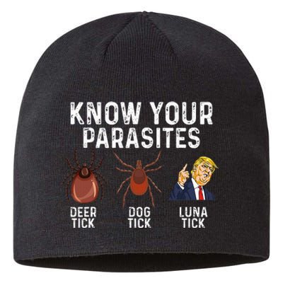 Know Your Parasites Deer Tick Dog Tick Luna Tick Anti Trump Sustainable Beanie