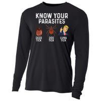 Know Your Parasites Deer Tick Dog Tick Luna Tick Anti Trump Cooling Performance Long Sleeve Crew