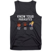 Know Your Parasites Deer Tick Dog Tick Luna Tick Anti Trump Tank Top