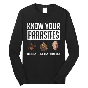 Know Your Parasites Deer Tick Dog Tick Luna Tick Long Sleeve Shirt