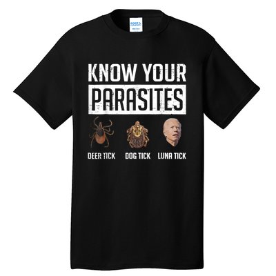 Know Your Parasites Deer Tick Dog Tick Luna Tick Tall T-Shirt