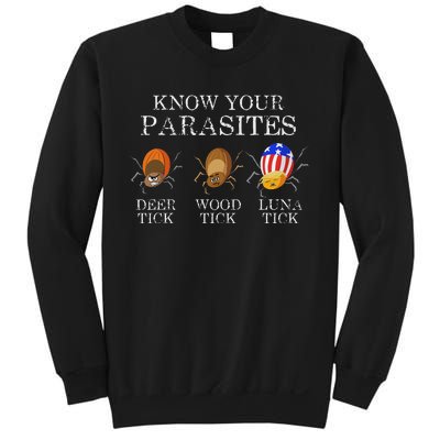 Know Your Parasites Anti Trump Luna Tick Sweatshirt