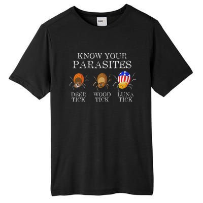 Know Your Parasites Anti Trump Luna Tick Tall Fusion ChromaSoft Performance T-Shirt