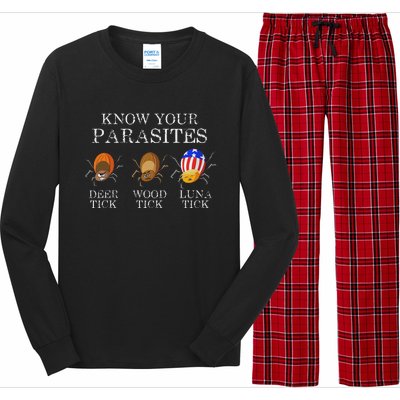 Know Your Parasites Anti Trump Luna Tick Long Sleeve Pajama Set