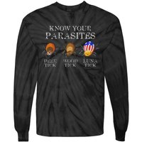 Know Your Parasites Anti Trump Luna Tick Tie-Dye Long Sleeve Shirt