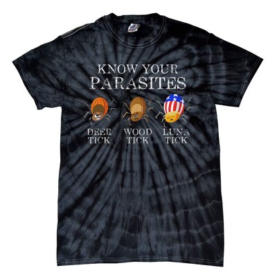 Know Your Parasites Anti Trump Luna Tick Tie-Dye T-Shirt