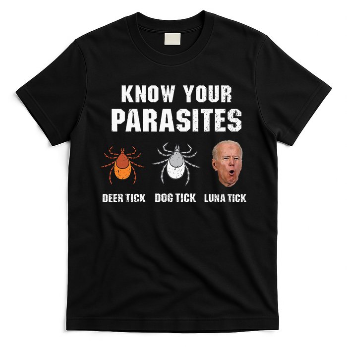 Know Your Parasites Anti Joe Biden T-Shirt