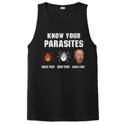 Know Your Parasites Anti Joe Biden PosiCharge Competitor Tank