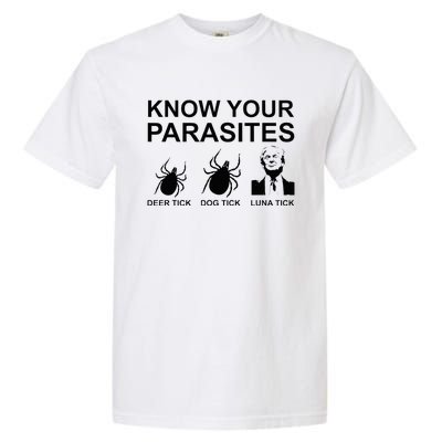 Know Your Parasites Anti Trump Garment-Dyed Heavyweight T-Shirt