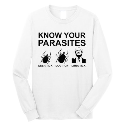 Know Your Parasites Anti Trump Long Sleeve Shirt