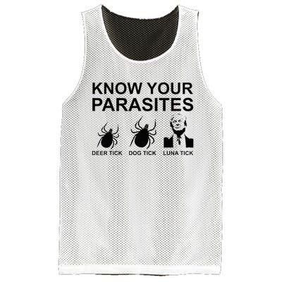 Know Your Parasites Anti Trump Mesh Reversible Basketball Jersey Tank