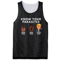 Know Your Parasites Deer Tick Dog Tick Luna Tick Anti Trump Mesh Reversible Basketball Jersey Tank