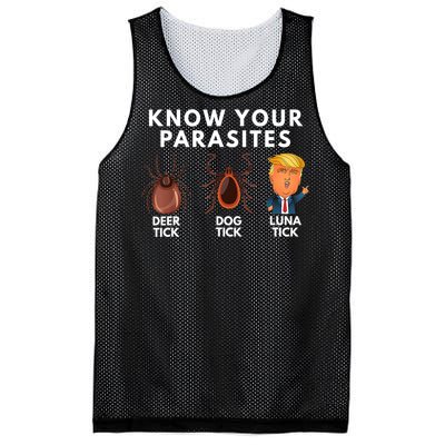 Know Your Parasites Deer Tick Dog Tick Luna Tick Anti Trump Mesh Reversible Basketball Jersey Tank