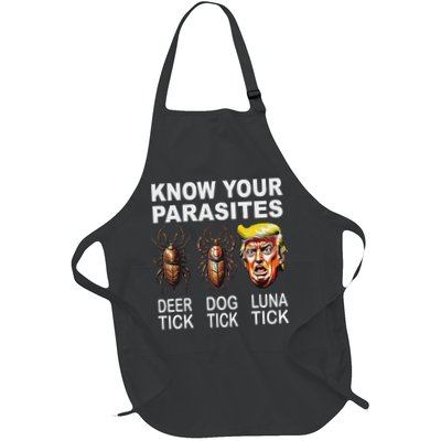 Know Your Parasites Anti Trump Funny Luna Tick Democrat Apron