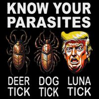 Know Your Parasites Anti Trump Funny Luna Tick Democrat Impact Tech Backpack