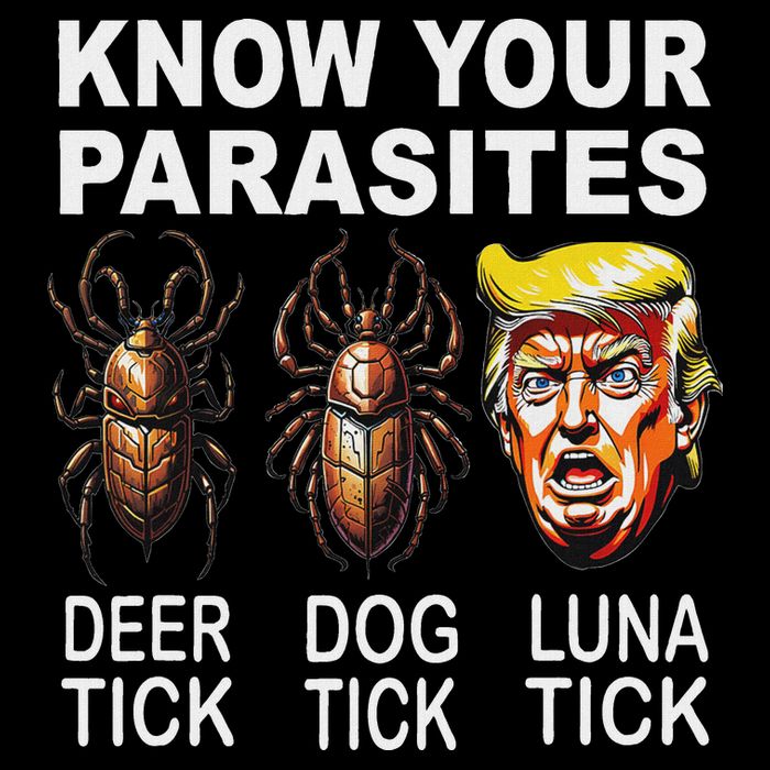 Know Your Parasites Anti Trump Funny Luna Tick Democrat Impact Tech Backpack