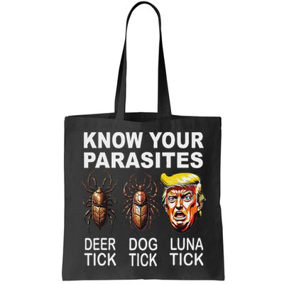 Know Your Parasites Anti Trump Funny Luna Tick Democrat Bag