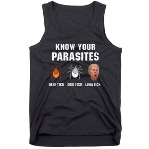 Know Your Parasites Anti Joe Biden Tank Top