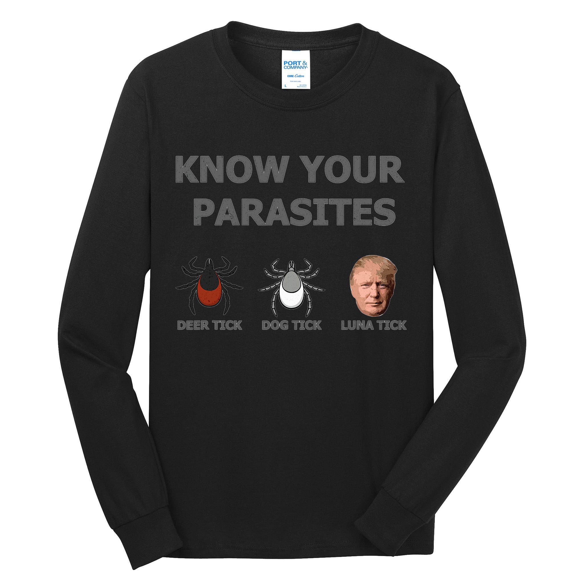 Know Your Parasites Anti Trump Resist Tall Long Sleeve T-Shirt