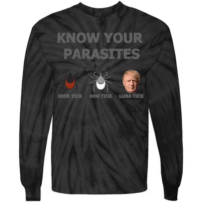 Know Your Parasites Anti Trump Resist Tie-Dye Long Sleeve Shirt