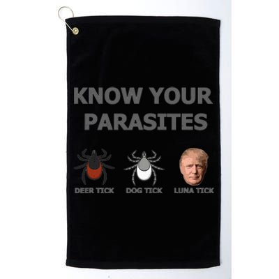 Know Your Parasites Anti Trump Resist Platinum Collection Golf Towel