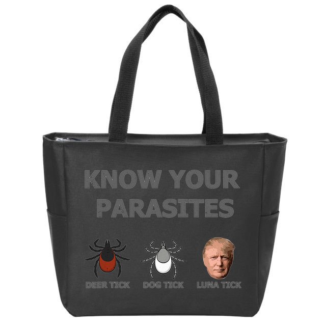 Know Your Parasites Anti Trump Resist Zip Tote Bag