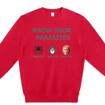 Know Your Parasites Anti Trump Resist Premium Crewneck Sweatshirt