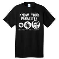 Know Your Parasites Antitrump Resist Funny Gift Tall T-Shirt