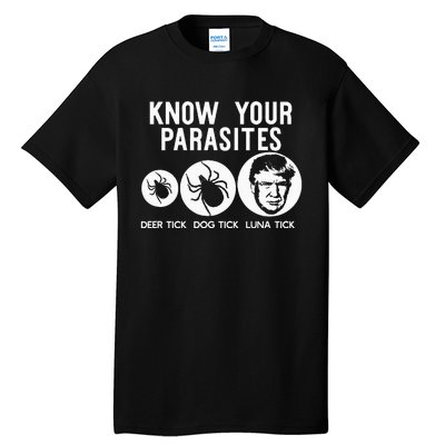 Know Your Parasites Antitrump Resist Funny Gift Tall T-Shirt