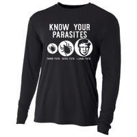 Know Your Parasites Antitrump Resist Funny Gift Cooling Performance Long Sleeve Crew