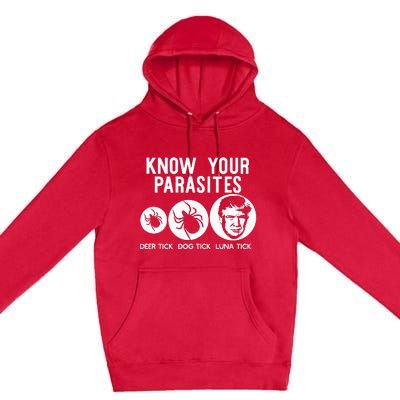 Know Your Parasites Antitrump Resist Funny Gift Premium Pullover Hoodie