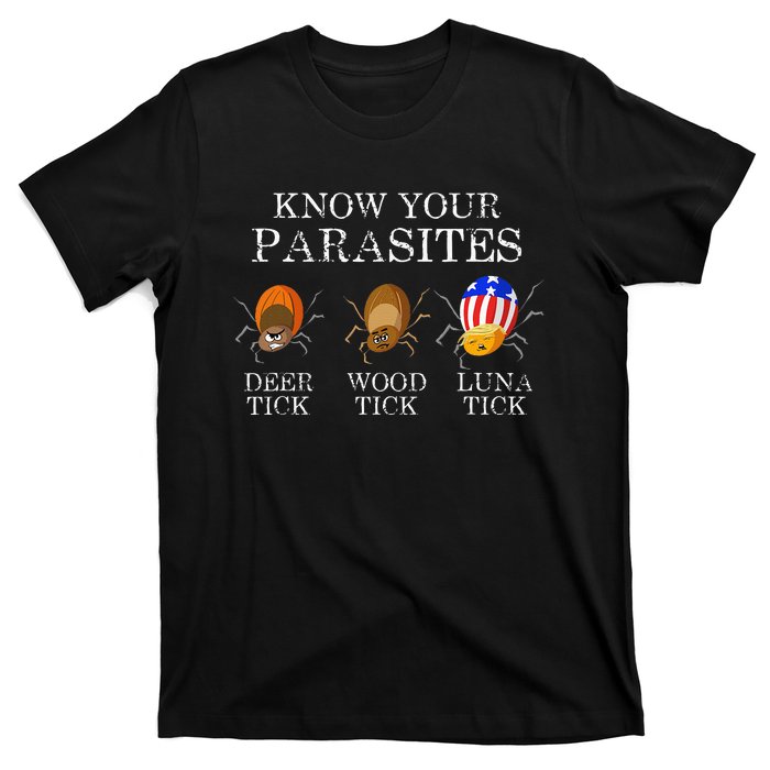 Know Your Parasites Anti Trump Luna Tick Funny T-Shirt