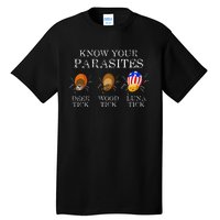 Know Your Parasites Anti Trump Luna Tick Funny Tall T-Shirt