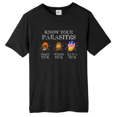 Know Your Parasites Anti Trump Luna Tick Funny Tall Fusion ChromaSoft Performance T-Shirt