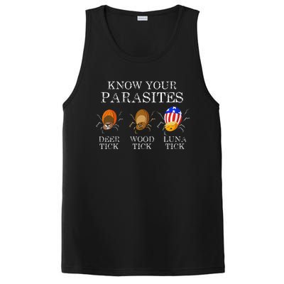 Know Your Parasites Anti Trump Luna Tick Funny PosiCharge Competitor Tank