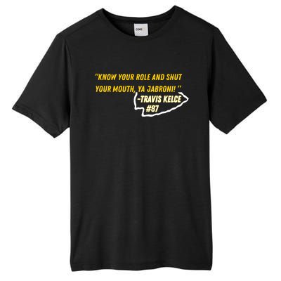 Know Your Role And Shut Your Mouth Tall Fusion ChromaSoft Performance T-Shirt