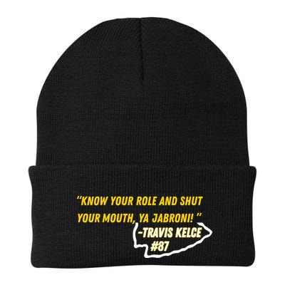 Know Your Role And Shut Your Mouth Beanie