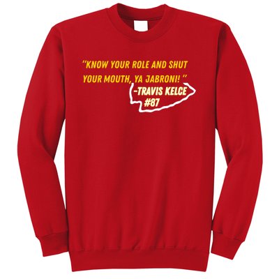 Know Your Role And Shut Your Mouth Sweatshirt