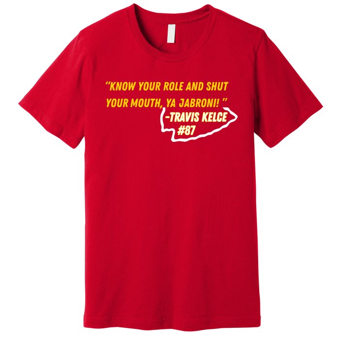 Know Your Role And Shut Your Mouth Premium T-Shirt