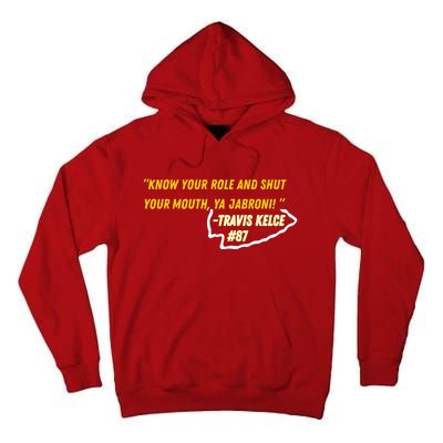 Know Your Role And Shut Your Mouth Tall Hoodie