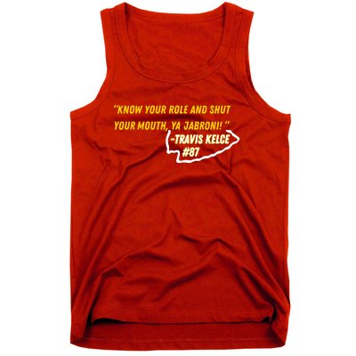 Know Your Role And Shut Your Mouth Tank Top