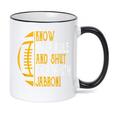 Know Your Role And Shut Your Mouth Jabroni Meme 11oz Black Color Changing Mug