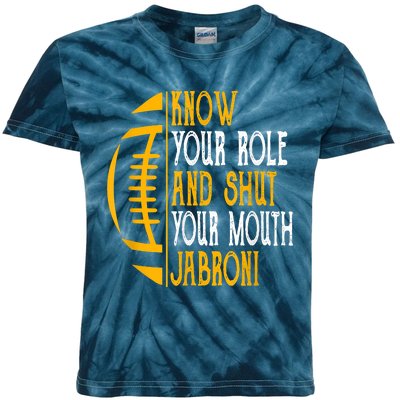 Know Your Role And Shut Your Mouth Jabroni Meme Kids Tie-Dye T-Shirt