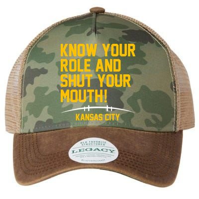 Know Your Role Shut Your Mouth Mahomes KC Legacy Tie Dye Trucker Hat