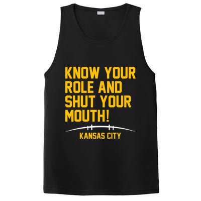 Know Your Role Shut Your Mouth Mahomes KC PosiCharge Competitor Tank