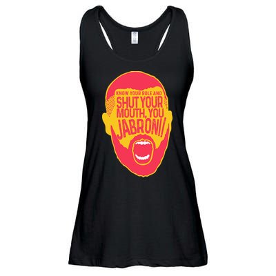 Know Your Role And Shut Your Mouth Ladies Essential Flowy Tank