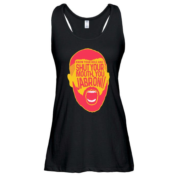 Know Your Role And Shut Your Mouth Ladies Essential Flowy Tank