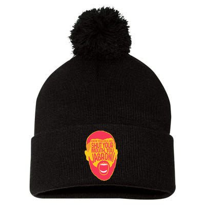 Know Your Role And Shut Your Mouth Pom Pom 12in Knit Beanie