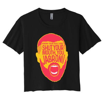 Know Your Role And Shut Your Mouth Crop Top