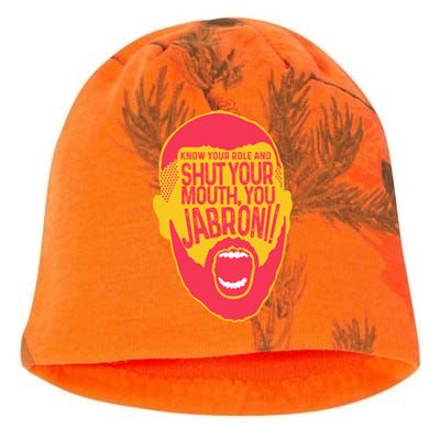 Know Your Role And Shut Your Mouth Kati - Camo Knit Beanie